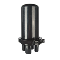 Муфта оптическая NIKOMAX, 48 волокон, тупиковая, 4 ввода/вывода, с вводом для транзитной петли,  с термогерметизацией вводов, укороченная, наружное ис