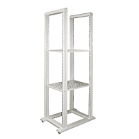 Открытая стойка 19" (профили WZ-1718-XX-XX-000), серия SRX, 36U, высотой 1719 мм, шириной 560 мм и полезной глубиной 650 мм, дв