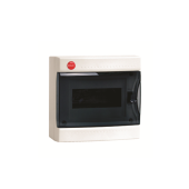 Щиток настен.с двер.8мод.,IP41,бел.,с усил. клем.блок.1х87308