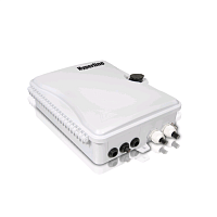 Бокс оптический настенный, 16 портов (SC, duplex LC), без пигтейлов и проходных адаптеров, IP65, 295 х 240 х 85 мм, серый