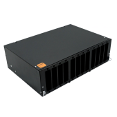 Бокс оптический универсальный 19" выдвижной, с полкой, от 8 до 96 портов (SC, duplex LC, ST, FC), со сплайс