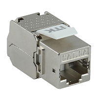 ITK Модуль Keystone Jack кат. 6А STP без инстр. 180 град.