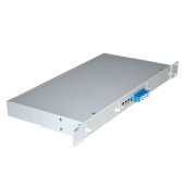 Кросс 19", предсобранный 1U, 4 порта LC дуплекс 9/125 мм (розетки, сплайс, КДЗС, пигтейлы)