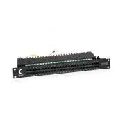 Патч-панель 19" (1U), 50 портов RJ-45, Dual IDC (телефонная раскладка)