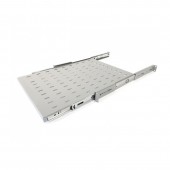 Полка выдвижная c 19'' креплением, глубина 800 мм, нагрузка до 20 кг, для шкафов TTB глубиной 1000-1200мм, цвет серый (RAL 7035)