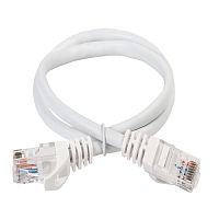 ITK Коммутационный шнур кат. 6 UTP PVC 1м белый