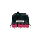 Кассета NIKOMAX волоконно-оптическая, для MTP/MPO кросса, 1 слот, многомодовая 50/125 мкм, стандарта OM4, 1xMTP/male - 12xLC/UPC, полярность А, премиу
