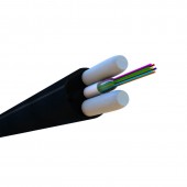 Кабель волоконно-оптический 50/125 (OM4) многомодовый, 1 волокно, одномодульный, круглый, водоблокирующий гель, усиленный стеклопластиковыми стержнями