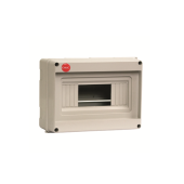 Щиток настенный, ral 7035, без крышки, 8мод.