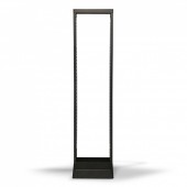 Открытая стойка 19-дюймовая (19"), 42U, однорамная, цвет черный (RAL 9005)