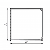 Мини-канал 40x40мм METRA