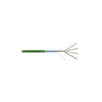 Кабель Премиум F/UTP, 4 пары, Кат.5e (Класс D), 200 МГц, AWG 24, внутренний, нг(A)-LSLTx, цвет зеленый, коробка 305 м