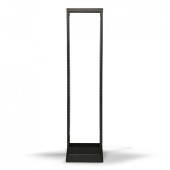 Открытая стойка 19-дюймовая (19"), 42U, однорамная, цвет черный (RAL 9005)