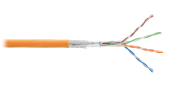 Кабель NIKOLAN SF/UTP 4 пары, Кат.5e (Класс D), тест по ISO/IEC, 100МГц, одножильный, BC (чистая медь), 24AWG (0,511мм), внутренний, LSZH нг(А)-HFLTx,