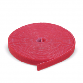 Лента (липучка) в рулоне, ширина 9 мм, длина 5 м, красная