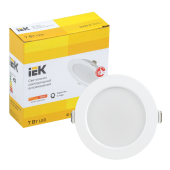 Светильник LED ДВО 1611 белый круг 7Вт 3000К IP20 IEK