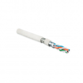 Кабель витая пара, экранированная S/FTP, категория 7A (диапазон рабочих частот до 1200 MHz), 4 пары (22 AWG), одножильный (solid), LSZH (куски)