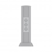 Алюминиевая колонна 0,5 м, цвет темно-серебристый металлик