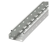 Лоток перфорированный 100х50 L2000, RAL9010