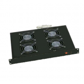 Модуль вентиляторный 19", с уровнем шума 40 Дб, глубина 350 mm, 4 вентилятора, номинальная мощность 88 Вт, 