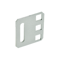 ITK Переходник с 21" на 19" 1U серый