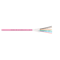 Кабель NIKOMAX волоконно-оптический, 24 волокна, многомодовый 50/125мкм, стандарта OM4, ПВХ для одиночной прокладки, внутренний, распределительный, с 