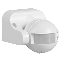 Датчик движения ДД 009 белый, макс.  нагрузка 1100Вт, угол обзора 180град., дальность 12м, IP44, ИЭК