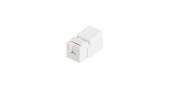 Модуль-вставка NIKOMAX типа Keystone, Кат.6 (Класс E), 250МГц, RJ45/8P8C, FT-TOOL/110/KRONE, T568A/B, неэкранированный, со шторкой, белый - гарантия: 