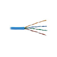 Кабель Суприм U/UTP, 4 пары, Кат.5e (Класс D), 100 МГц, AWG 24, внутренний, LSZH нг(A)-HF, синий, коробка 305 м