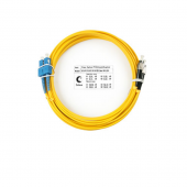 Шнур оптический duplex SC-FC 9/125 sm 25м LSZH