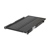 Полка выдвижная TLK, 19", Ш418хГ800мм, для шкафа и стойки глубиной 1000мм, черная