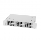 Оптический бокс (кросс) 19" выдвижной, 2U, до 48 портов