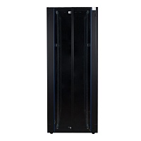 Шкаф нап. 19", 42U 800х1000,2-я перед. дв. стек,2-я задн. дв. мет, чер.