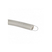 Труба гофр. ПВХ с протяжкой d40 мм (15 м) серая EKF-Plast