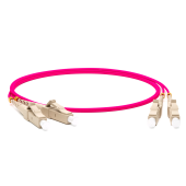 Патч-корд волоконно-оптический (шнур) MM 50/125(OM4), LC-LC, duplex, 10G/40G, LSZH, 30 м