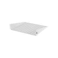 Полка фронтальная TLK, 19", 2U, глубиной 400мм, крепеж в комплекте, серая