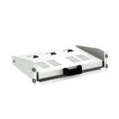 Полка выдвижная для клавиатуры 2U 300мм RAL7035