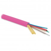 Кабель волоконно-оптический 50/125(OM4) многомодовый, 144 волокна, безгелевые микротрубки 0.9 мм (micro bundle), для внутренней прокладки, HFLTx, –40°