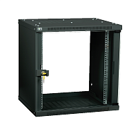 ITK Шкаф LINEA WE 12U 600x450мм дверь стекло черный