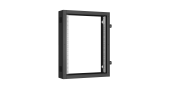 Пристенная поворотная секция NIKOMAX 19", 15U, Ш600хВ770хГ156мм, 1 пары L-образных монтажных направляющих, черный RAL 9005.