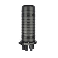 Муфта оптическая NIKOMAX, 144 волокна, тупиковая, 5 вводов/выводов, с вводом для транзитной петли, с термогерметизацией вводов, наружное исполнение