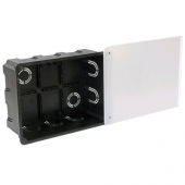 Коробка уравнивания потенциалов (КУП) 80-0860-У для скрытой установки в сплошные стены 103х103х47 (72шт/кор) Промрукав