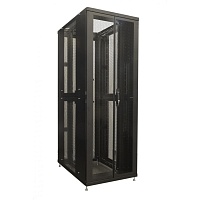 Стойка телекоммуникационная разборная, 48U, глубина 800 мм, цвет черный