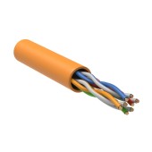 Витая пара U/UTP 5E 24AWG 4PR LSZH 1м оранжевый 305м РФ GENERICA