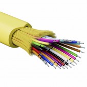 Кабель волоконно-оптический, распределительный, арамидные упрочняющие нити, для внутренней прокладки, нг(A)-HFLTx, 24 ОВ, категорияOS2 (G.652.D) плотн