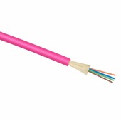 Кабель волоконно-оптический 50/125 (OM4) многомодовый, 48 волокна, плотное буферное покрытие (tight buffer), для внутренней прокладки (-25C ~ +50), LS