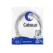 Патч-корд U/UTP, категория 6, 2xRJ45/8p8c, неэкранированный, серый, LSZH, 3м