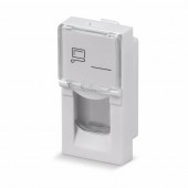 Вставка 45x22,5 (Mosaic) для 1 модуля формата Keystone Jack