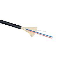 Кабель волоконно-оптический 62.5/125 многомодовый, 2 волокна, плотное буферное покрытие (tight buffer), внутренни