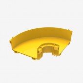 Горизонтальный угол на 90° для оптического лотка 240х100 мм